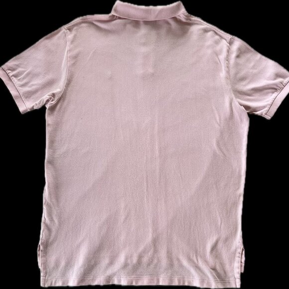 POLO Ralph Lauren Men's Pink Cotton Mesh/Piqué Knit Polo Shirt - Classic Fit XL - Picture 3 of 6